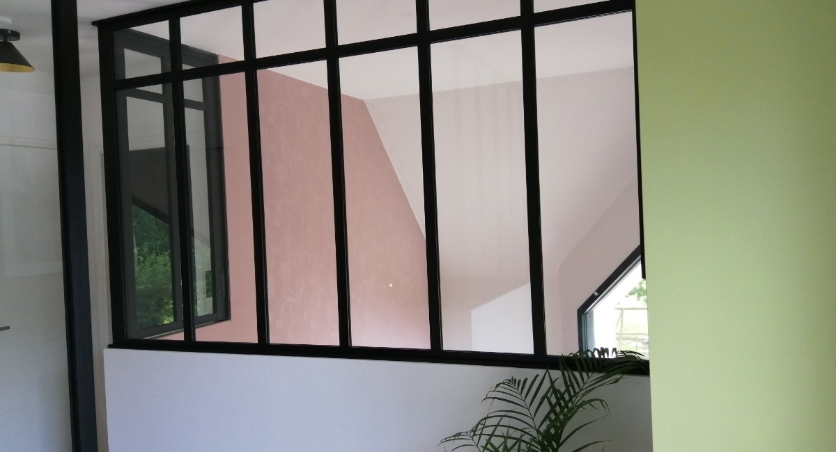 HOMANOVA Création D&03.jpg039;une Verrière En Alu Noir 03